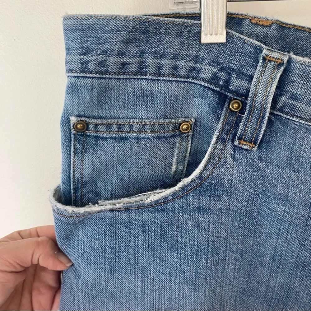 Carhartt relaxed fit distressed straight leg jeans size 38x32 - Picture 3 of 16